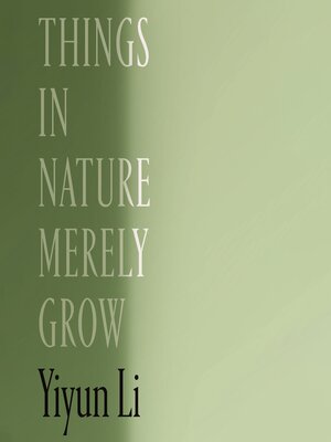 Things in Nature Merely Grow - Audiobook